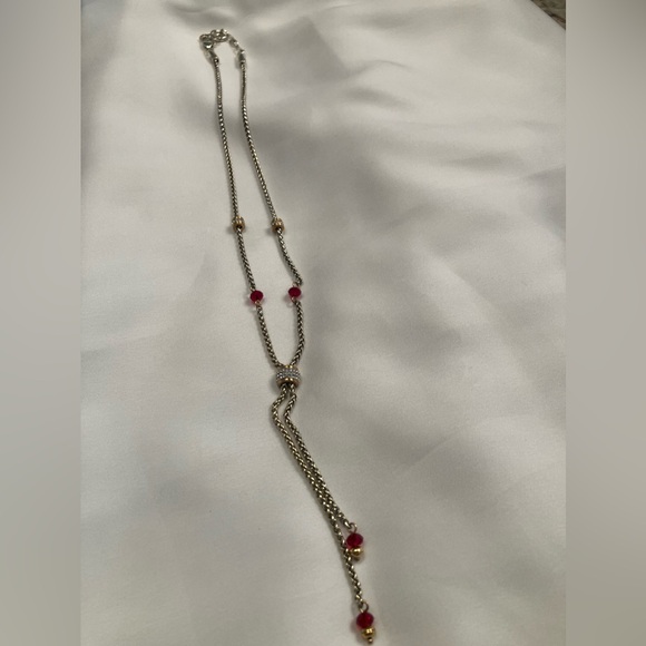 ❤️BRIGHTON Meridian two tone petite Y necklace - Picture 4 of 6